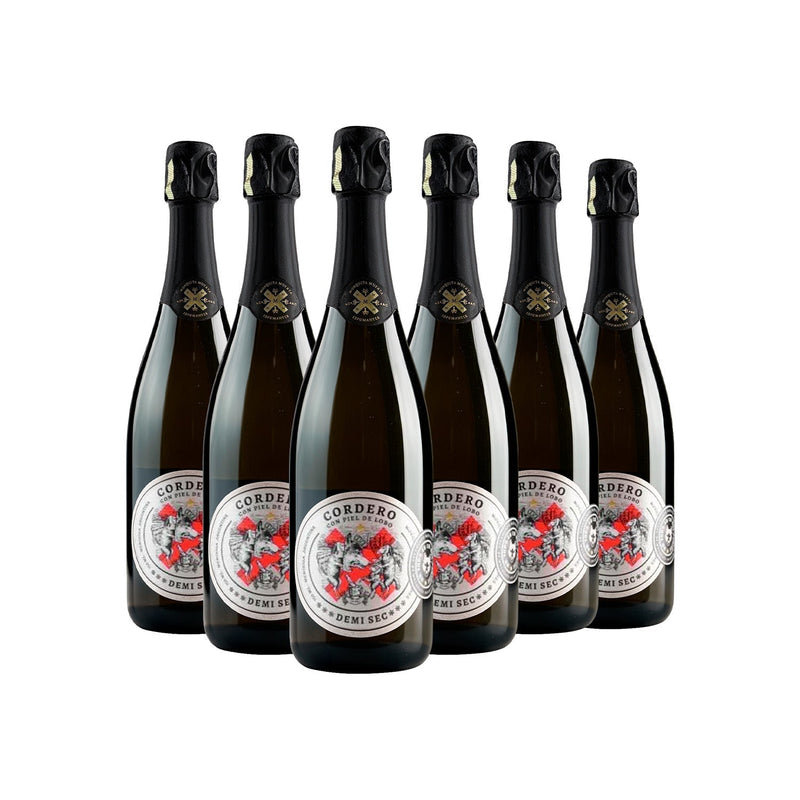 Kit 6 Espumantes Cordero Con Piel de Lobo Demi-Sec